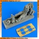 1/32 Soviet Fighter Pilot with Ejection Seat for Mikoyan MiG-21/MiG-23 kit