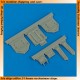 1/32 North-American F-86D Sabre Undercarriage Covers for Kinetic Model kits 