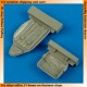 1/32 Mikoyan MiG-3 Seat with safety belts for Trumpeter kits 