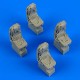 1/48 Kamov Ka-27 Helix Seats with Safety Belts for Hobby Boss kit
