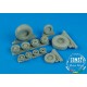 1/32 F-14D Super Tomcat Weighted Wheels for Trumpeter kit