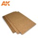 Cork Sheets - Fine Grained #200 x 300 x 2mm (2 Sheets)
