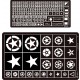Painting Stencils for 1/35 WWII US. Vehicle Marking