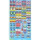 1/350 Decals - WWII IJN Flags, Pennants and Rank Displays