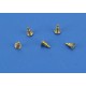 1/350, 1/700 Bells for Naval Vessels - Small (6pcs)
