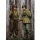 1/35 WWII US Infantry Set (2 figures, each w/2 different heads)