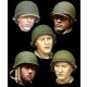 1/35 WWII US Infantry Heads Set (5pcs)