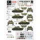 Decals for 1/35 Syrian T-54 and T-55 Tanks in Yum Kippur War 1973