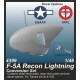 1/48 F-5A Reconnaissance Lightning Conversion Set for P-38F/G kits