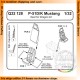 1/32 WWII North American P-51D/K Mustang Seats for Dragon kit