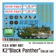1/35 ROK MBT K2 "Black Panther" Decal Set for Academy kit #13511