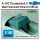 1/48 A-10C Thunderbolt II Main Instrument Panel w/HUD set for Academy kits