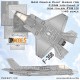 1/48 Lockheed Martin F-35B Lightning II RAM Panels Paint Masking for Italeri kits