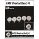 1/35 MATV Wheel Basic Set #1 for Panda kit (Resin, 5pcs)