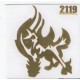 Gundam Metal Stickers (Golden) for Various Scales
