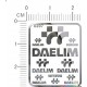 Daelim Metal Logo Stickers for 1/12, 1/18, 1/20, 1/24, 1/43 Scales
