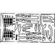 Photoetch for 1/48 A-20 Undercarriage for AMT/ERTL kit