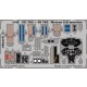 1/48 Gloster Meteor F.8 Interior Detail Set for Airfix #09182 kit (2 Photo-Etched Sheets)