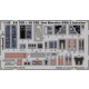 1/48 BAE Sea Harrier FRS.1 Interior Detail Set for Kinetic K48035 (2 Photo-Etched Sheets)