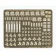 1/700 IJN Depth Charge Equipment Set (1 photo-etched sheet)