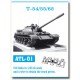 Metal Tracks for 1/35 Russian T-54/T-55/T-62 (210 links)