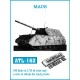 1/35 German Heavy Tank MAUS Metal Tracks (440 links)