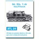 Metal Tracks for 1/35 German SdKfz.7 8t Halftrack (120 links)