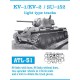 Metal Tracks for 1/35 KV-1 / KV-2 / SU-152 light type tracks