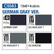 Mr Color Modulation Paint Set - German Grey Colour (4x 18ml)