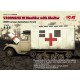 1/35 WWII German Ambulance Truck V3000S/SS M Maultier with Shelter