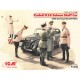 1/35 Kadett K38 Saloon Staff Car w/German Road Police (1 Model kit with 5 Figures)