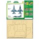 Airbrush Camo-Mask for 1/48 F-16A NSAWC 60 Camouflage Scheme