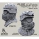1/35 US Protective Gas Masks M17 with NBC Hood and PASGT Helmet in Gulf War