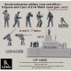 1/144 Soviet Submarine Artillery Crew &amp; Officer #2 (5x figures &amp; 2x 21-K 45mm naval gun)