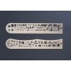 Photo-Etched Template/Scale Ruler (for 1/48&1/35 scales)/Saws (straight&curved) [2in1]