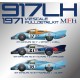 1/12 Full Detailed Multimedia kit - Porsche 917 LH Ver.B: Sarthe 24hours Race #17 1971