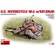 1/35 US Motorcycle WLA with Rifleman
