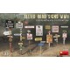 1/35 WWII Allied Road Signs - European Theatre of Operations