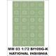 1/72 Bf-109G/K National insignia (1 sheet)