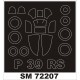 1/72 P-39 Airacobra Paint Mask for RS-Models kit (outside)
