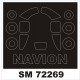 1/72 North-American L-17A Navion Paint Mask for Valom kit