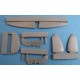 1/72 Supermarine Spitfire Mk. IX Control Surfaces Early for Airfix kit
