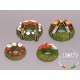 1/35 Funeral Wreaths with Ribbons