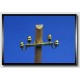 1/35 Telegraphic Pillar w/4 Insulators Set I (2pcs)