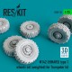 1/35 M142 (HIMARS) Type 1 Wheels set (weighted) for Trumpeter kit