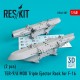1/48 TER-9/A MOD Triple Ejector Rack for F-16 (2pcs) (3D Printing)