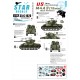 1/35 Decals for US 761st Tank Battalion "Black Panthers'"M4A3 (76mm) Sherman in NW Europe