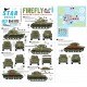 Decals for 1/35 Sherman Firefly - Mk IC Hybrid & VC (Canada, Poland, NZ & Czechoslovakia)
