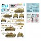 Decals for 1/35 German Tanks in Italy #10. StuG II Ausf G, Tiger I Late, Pz.Jager Nashorn