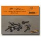 1.1mm Threaded Hex Rivets w/Flange (Drilled type) (20pcs)